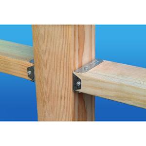 ZMAX Fence Bracket Joist Hanger 2 in. x 4 in. (FB24Z Series)