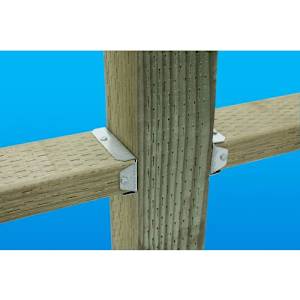 ZMAX Fence Bracket Joist Hanger 2 in. x 4 in. (FB24Z Series)