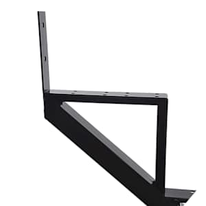PYLEX 11-Step Black Aluminum Stair Riser