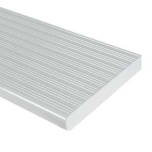 Marche en aluminium blanc 60 po PYLEX