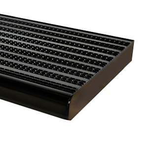 PYLEX Black Aluminum Step 42 in. Collection 10.