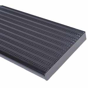 PYLEX Black Aluminum Stair Tread 60 in.