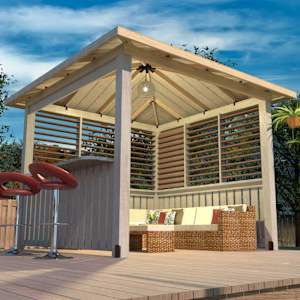 Supports d'assemblage pour toiture d'abri soleil PYLEX