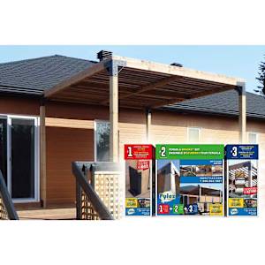 Bases pour pergola Pqt/4 PYLEX
