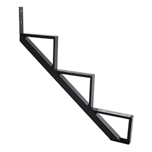 PYLEX 3-Step Black Aluminum Stair Stringer Collection 10.