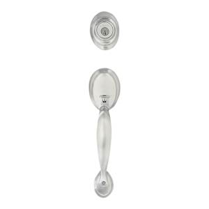 Kingsway Entry Key Handleset Door Satin Chrome