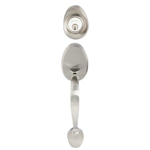 Daytona Entry Key Handleset Door Satin Nickel