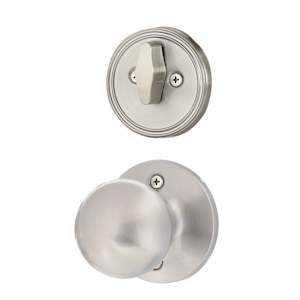 Daytona Entry Key Handleset Door Satin Nickel