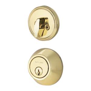 Keyed Deadbolt Lock Brass