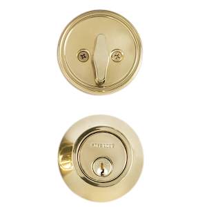 Keyed Deadbolt Lock Brass