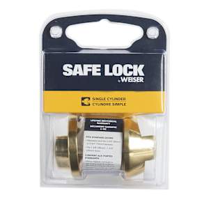 Keyed Deadbolt Lock Brass