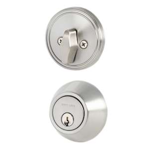 Keyed Deadbolt Lock Satin Nickel