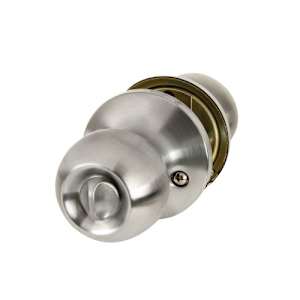 Regina Bathroom Door Knob Satin Chrome