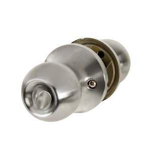 Regina Keyed Entry Door Knob Satin Chrome