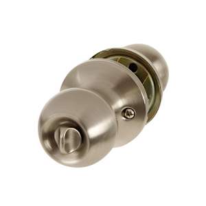 Regina Keyed Entry Door Knob Satin Nickel