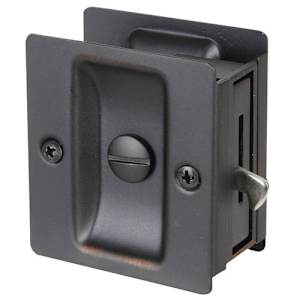 Bathroom Pocket Door Pull Venetian Bronze