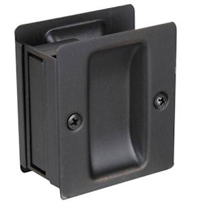 Passage Pocket Door Pull  Venetian Bronze