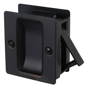 Passage Pocket Door Pull  Venetian Bronze