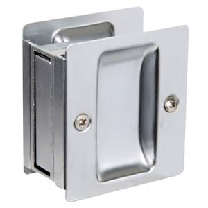 Passage Pocket Door Pull Satin Chrome