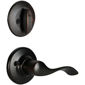 Brentwood Entry Key Handleset Door Venetian Bronze