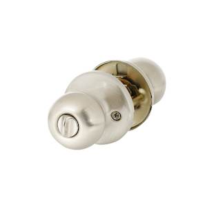 Fairfax Keyed Entry Door Knob Satin Nickel