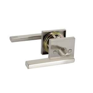 Halifax Passage Door Handle Satin Nickel