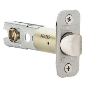 Seville Bathroom Door Handle Satin Nickel