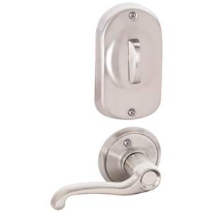 Plymouth Digital Keypad Electronic Front Door Lock and Lever Handle Satin Nickel