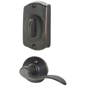 Accent Digital Keypad Electronic Front Door Lock and Lever Handle Aged Bronze