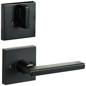 San Clemente Entry Key Handleset Door Black