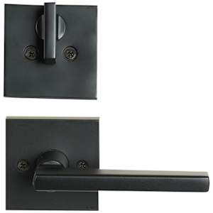 San Clemente Entry Key Handleset Door Black