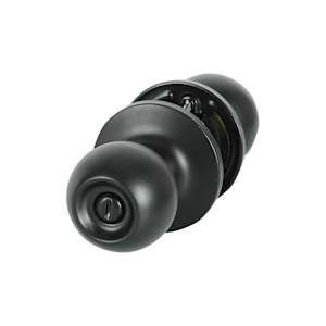 Bathroom Door Knob Black