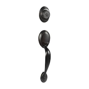 Kingsway Entry Key Handleset Door Venetian Bronze