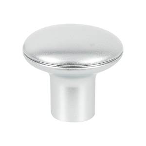Lorette Plastic Cabinet Knob Satin Chrome 30 mm