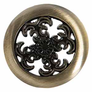 Marseille Metal Cabinet Knob Antique English 38 mm