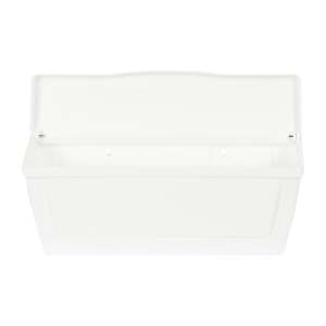 Moulded Plastic Mailbox White