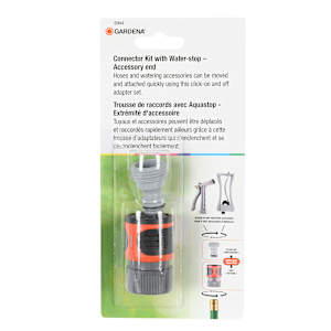 Ensemble de réparation mâle pour tuyau d'arrosage Aquastop 5/8 po GARDENA