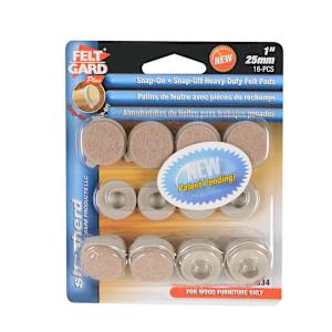 Felt Gard Felt Pads 1 in. Pkg/16