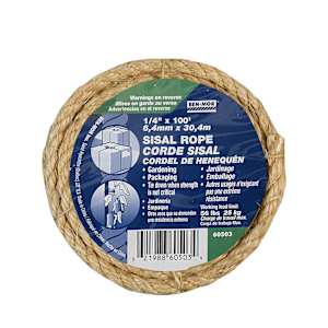 Sisal Rope 1/4 in. x 100 ft.
