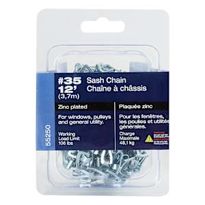 Sash Chain n° 35 x 12 ft.