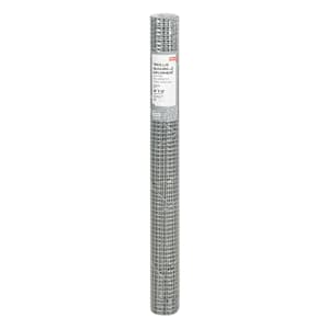 Galvanized Metal Fencing 3 ft. x 10 ft. (1/4 in. Squares)