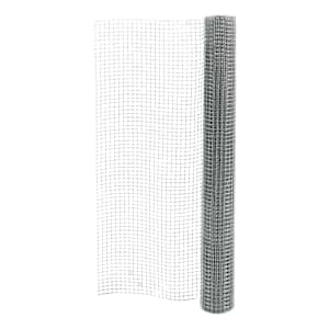 Galvanized Metal Fencing 3 ft. x 25 ft. (1/4 in. Squares)