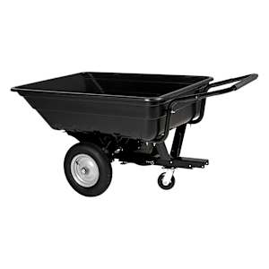 NEKTRA ATV  and lawn tractor tipping Trailer Black