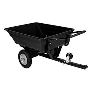 NEKTRA ATV  and lawn tractor tipping Trailer Black