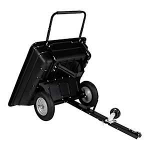 NEKTRA ATV  and lawn tractor tipping Trailer Black