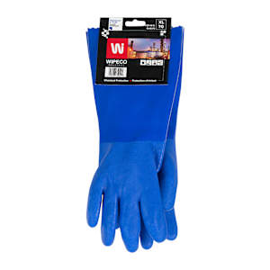 Blue PVC Gloves Extra-Large
