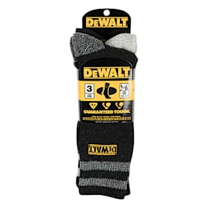 DEWALT Thermal Work Socks Large Pkg/3