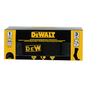 Dewalt Work Socks and Tuque Large Pkg/3