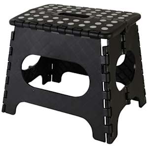 Marchepied pliant noir 10 1/2 po
