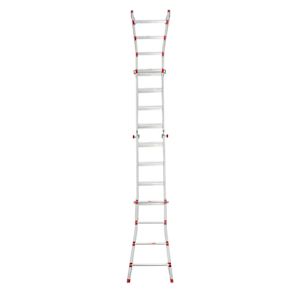 NEKTRA Multi-Purpose Aluminum Ladder 17 ft. Grade 1